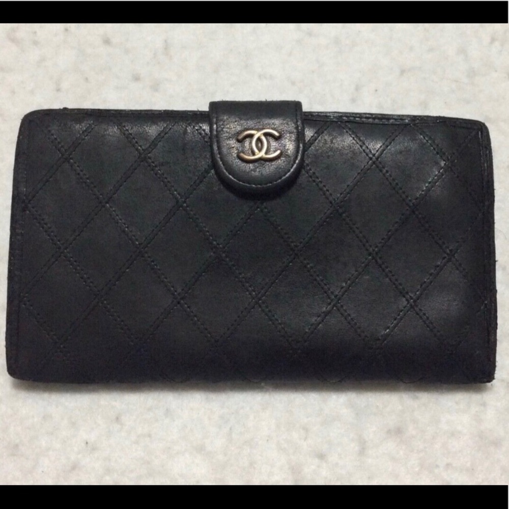 Chanel Quilted Long Wallet